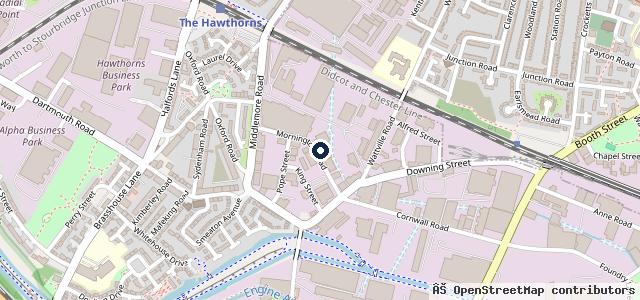 Map showing the location of B J Motors