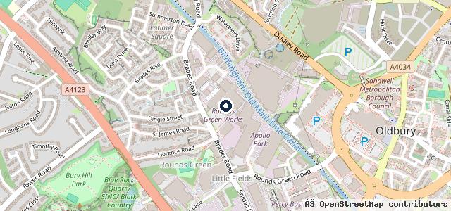 Map showing the location of Sytner Accident Repair Centre