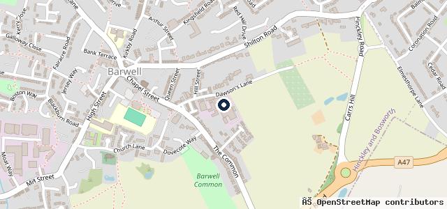 Map showing the location of BT motors