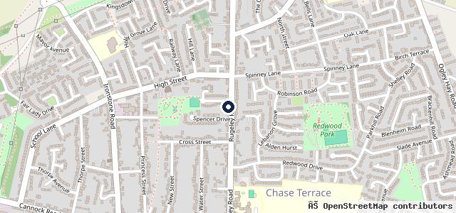 Map showing the location of Matts Mobile Mechanics