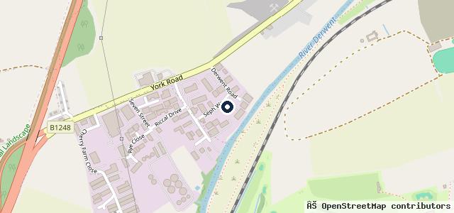 Map showing the location of H M Services
