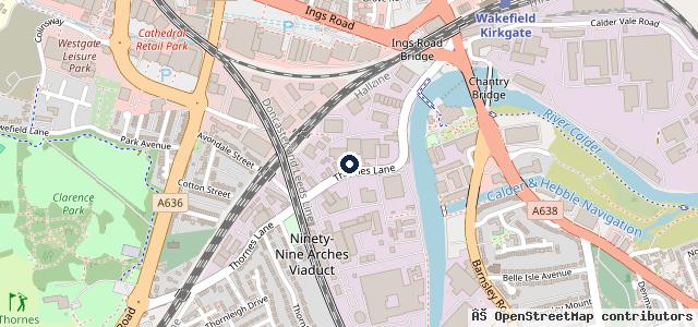 Map showing the location of Bromley Garage