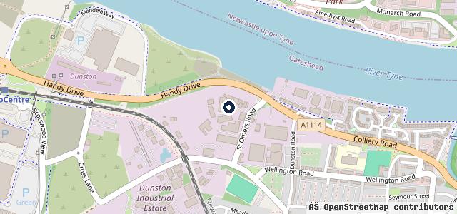 Map showing the location of Autotech NE Ltd