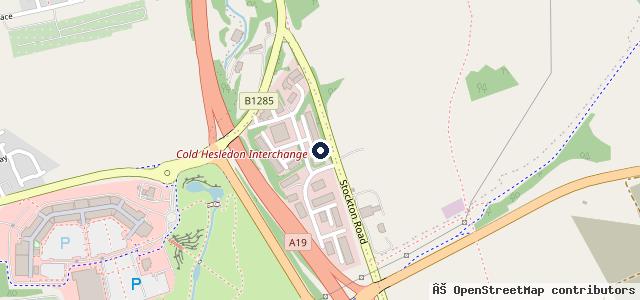 Map showing the location of Walton Motors