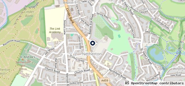 Map showing the location of J P Autos