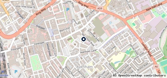 Map showing the location of A 2 Z Autos Preston NW Ltd | Preston