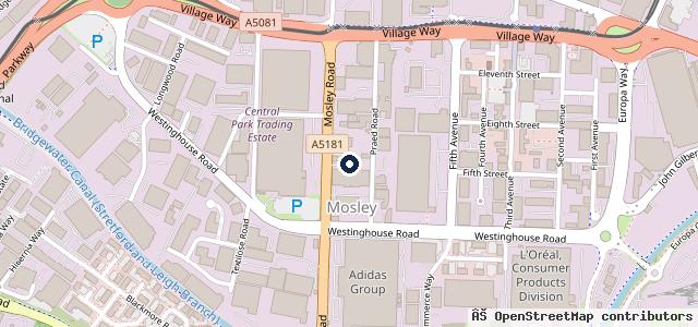 Map showing the location of Cavalier Garages