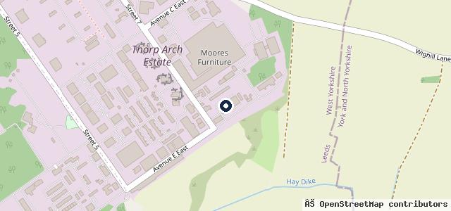 Map showing the location of Carr's Tyres Limited