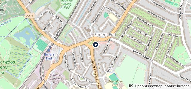 Map showing the location of Frank Dunstall Motorcycles