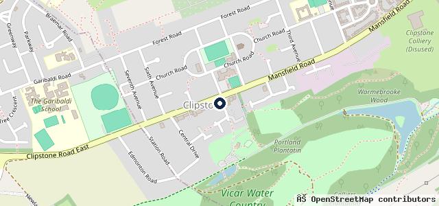 Map showing the location of M&L Automotive