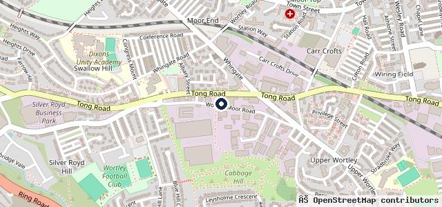 Map showing the location of The Body Worx