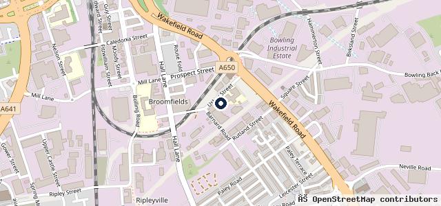 Map showing the location of A A Auto Electrics