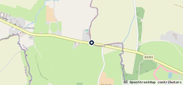 Map showing the location of A T Motors