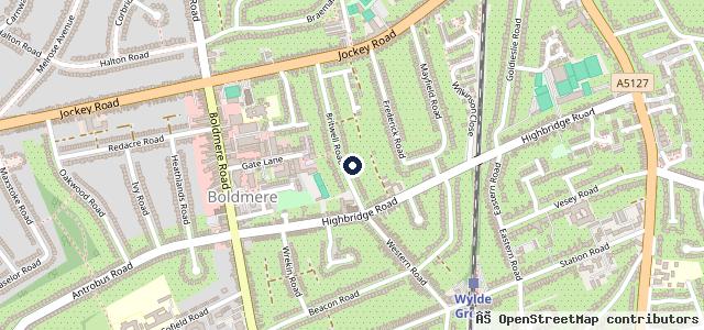 Map showing the location of Sutton Auto Finish