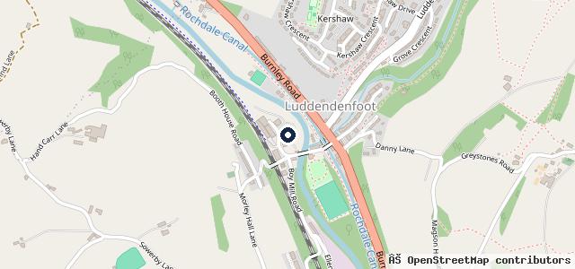 Map showing the location of Riverside Garage