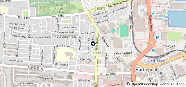 Map showing the location of Kwik Fit