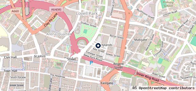 Map showing the location of Ford Motor Company