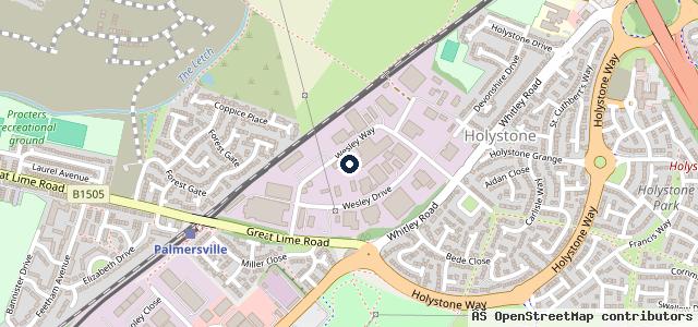 Map showing the location of Service Centre