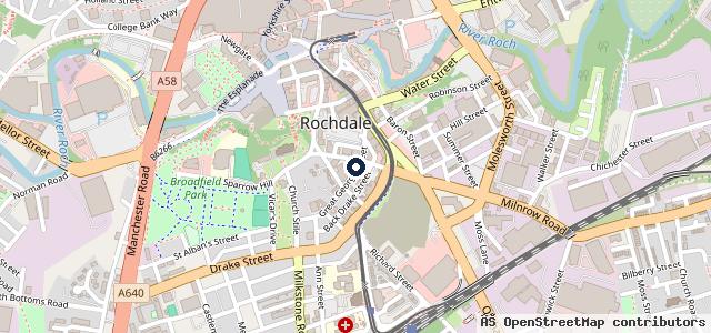 Map showing the location of Heritage Auto Centres