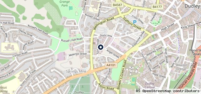 Map showing the location of Tonys Auto Centre | Dudley