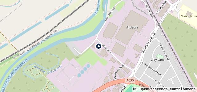 Map showing the location of Abtso Hgv Clinic