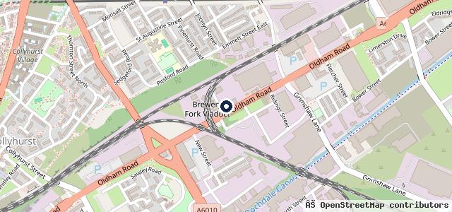 Map showing the location of Beckford Street Tyre Centre
