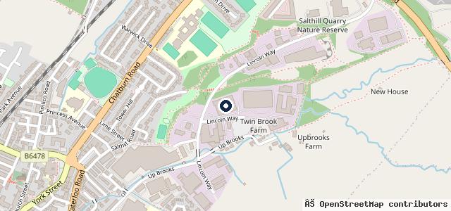 Map showing the location of James Alpe