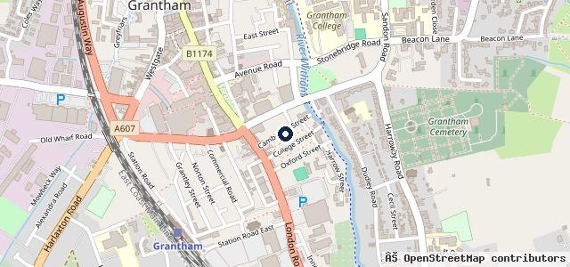 Map showing the location of HMRG Automotive