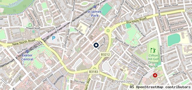 Map showing the location of Kwik Fit