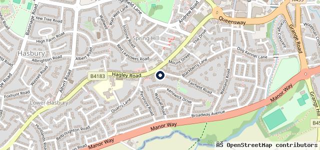 Map showing the location of Parkesyautos Ltd