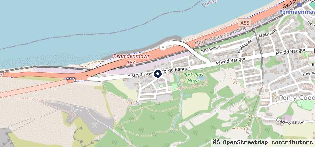 Map showing the location of Victoria Garage