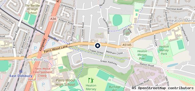 Map showing the location of Bp