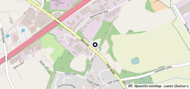 Map showing the location of Roseden Vehicle Components Ltd