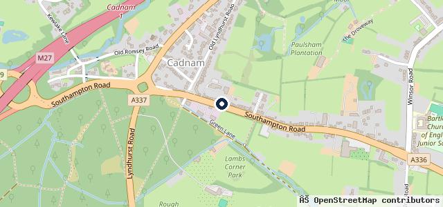 Map showing the location of Yewtree Workshops