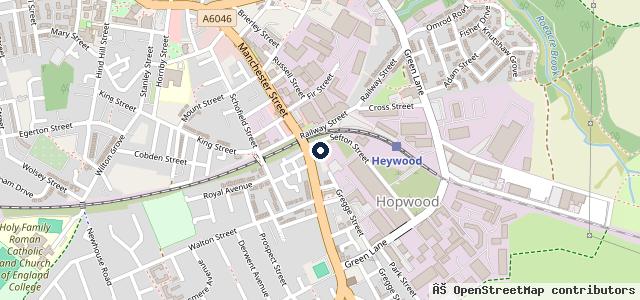 Map showing the location of PW Motors. | Manchester