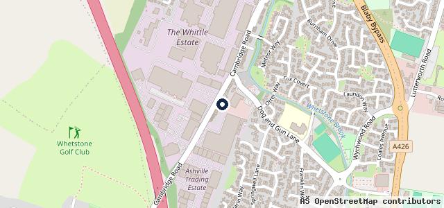 Map showing the location of Crystal Valeting | Cambridge