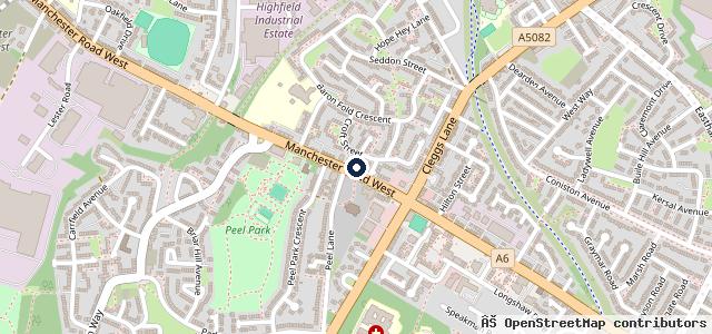 Map showing the location of Walkden VW Centre