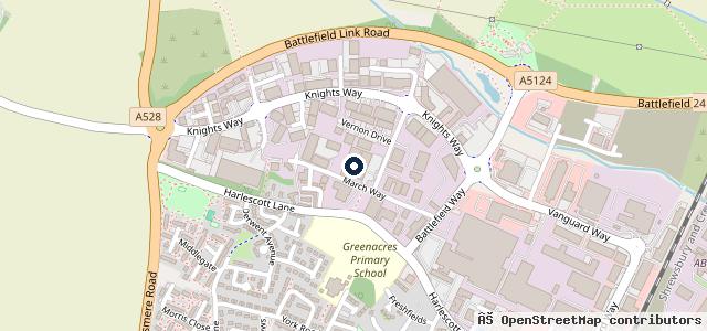 Map showing the location of MBP Auto Services | Shrewsbury