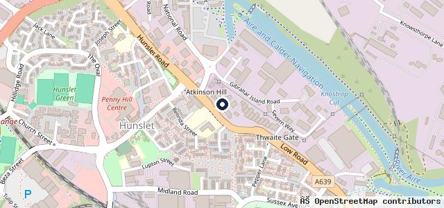 Map showing the location of Driven automotive solutions Leeds