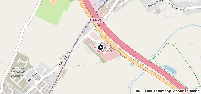 Map showing the location of Moto Leeming Bar