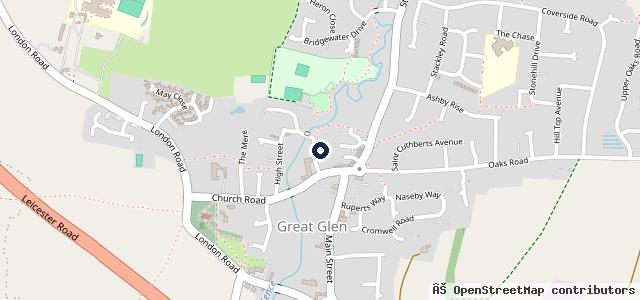 Map showing the location of Glen Autos