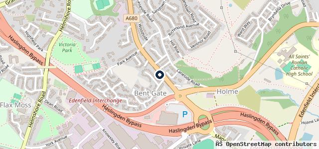 Map showing the location of Car & Garage Supplies