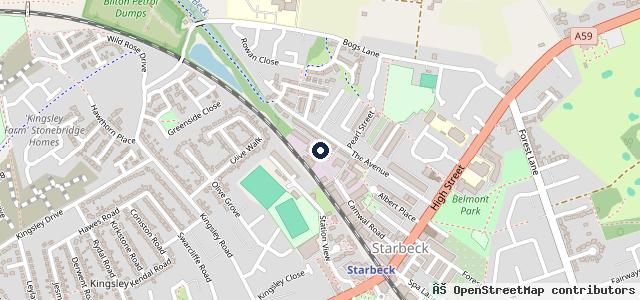 Map showing the location of Mick Abbey Tuning