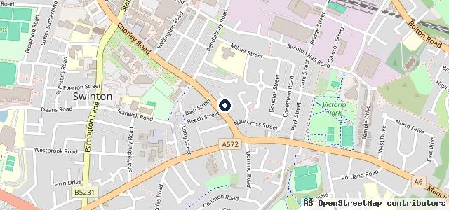 Map showing the location of Chorley Road Auto Services
