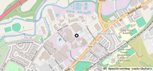 Map showing the location of Pets at Home Colne