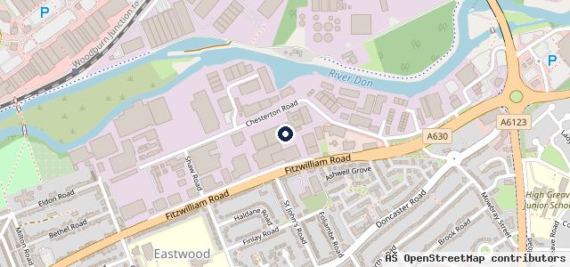 Map showing the location of Ridgways Garage Ltd