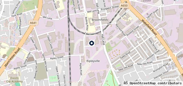 Map showing the location of Infinity Automobiles