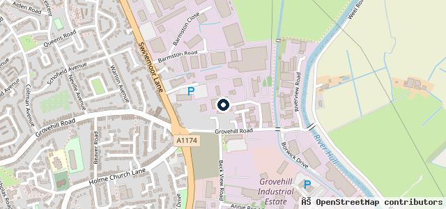 Map showing the location of JD Autotech Beverley