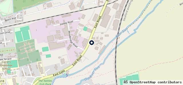 Map showing the location of Bridge Auto Service
