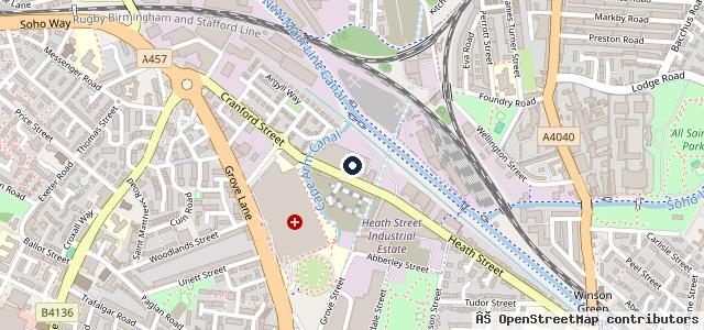 Map showing the location of Erautomotive